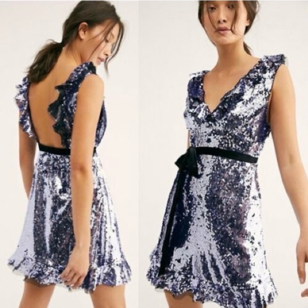 NWT Free People Sequin Siren Dress 8